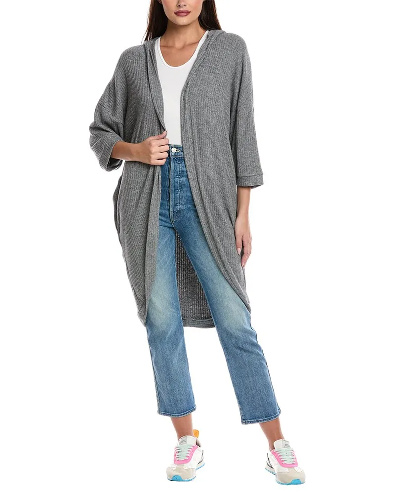 Johnny Was Rib High-Low Kimono Grey