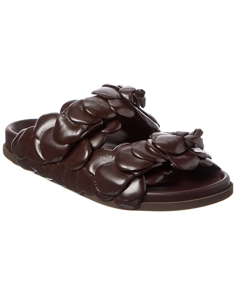 Valentino Garavani Atelier 03 Leather Sandal Brown