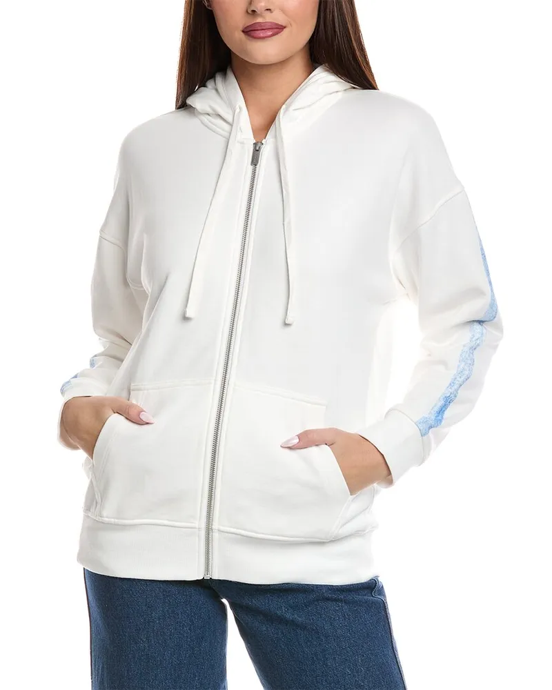 Splendid Zip Hoodie White