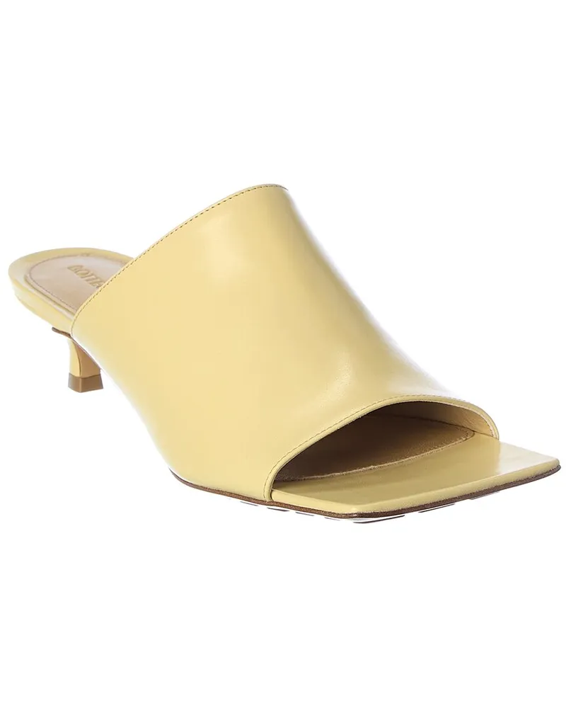 Bottega Veneta Stretch Leather Mule White