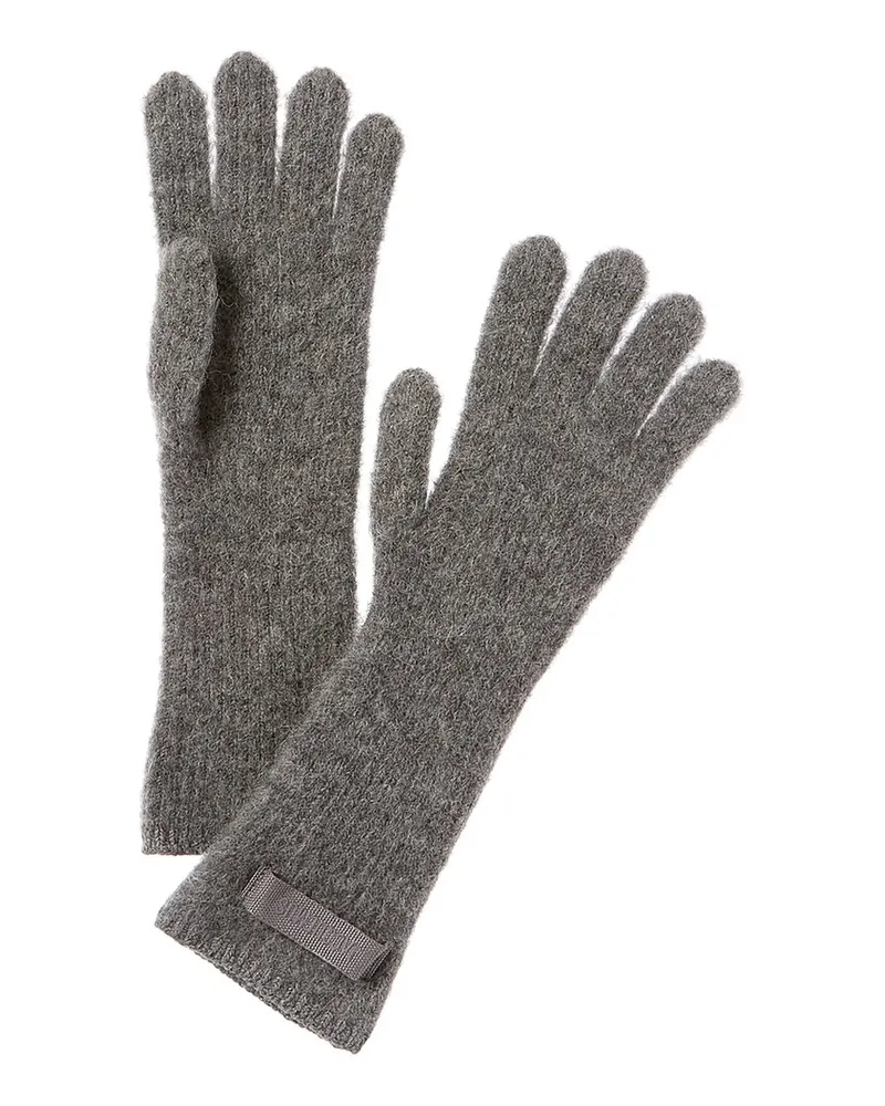 Jacquemus Les Gants Gros Alpaca & Wool-Blend Gloves Grey