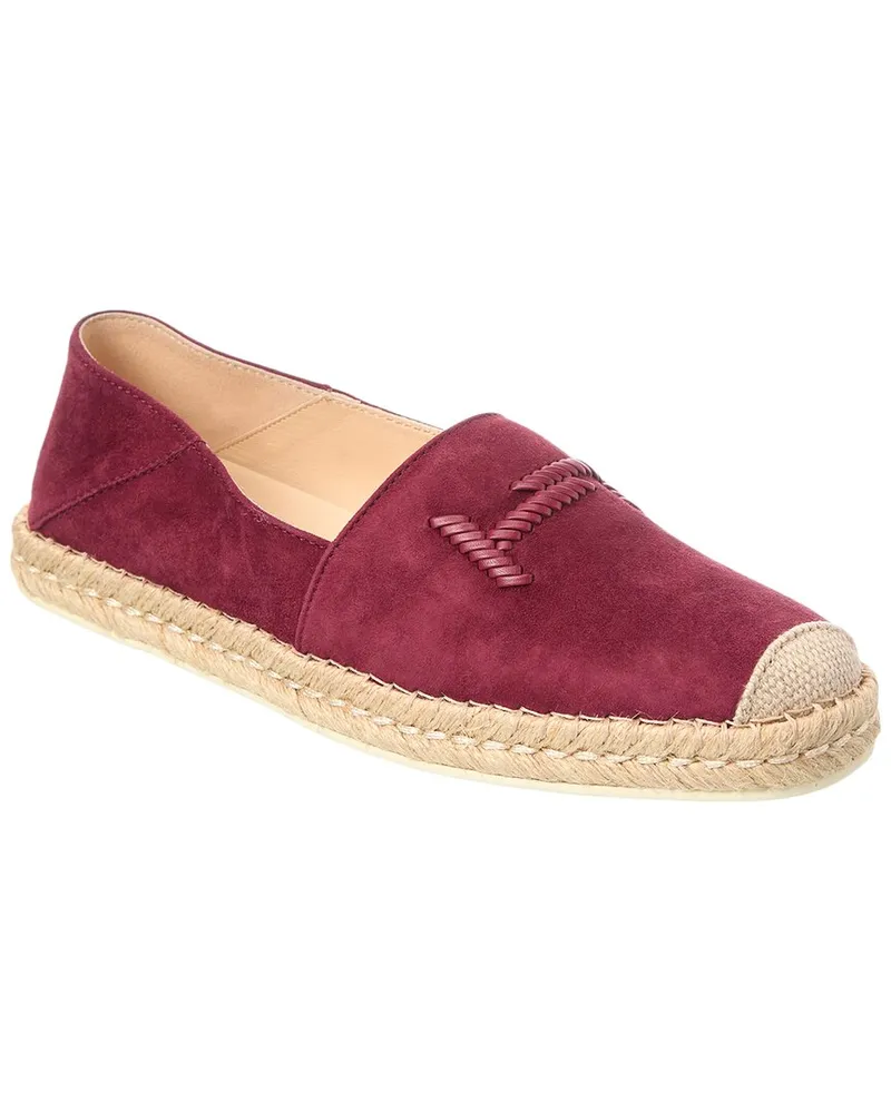 TOD'S TOD’s Gomma Suede Espadrille Brown