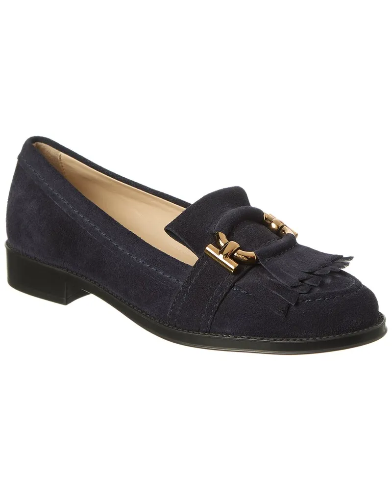 TOD'S TOD’s Gommino Suede Loafer Blue