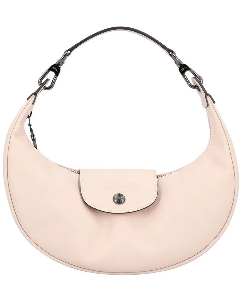 Longchamp Le Pliage Xtra Small Leather Shoulder Bag Beige