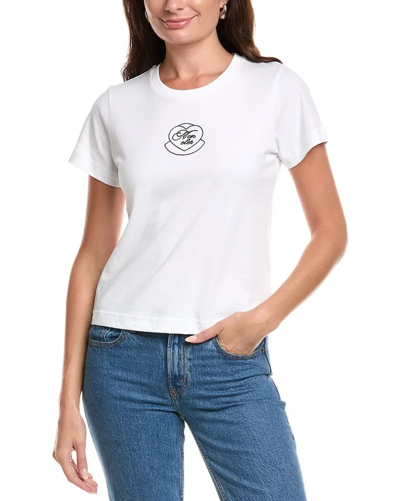 Moncler Embroidered T-Shirt White