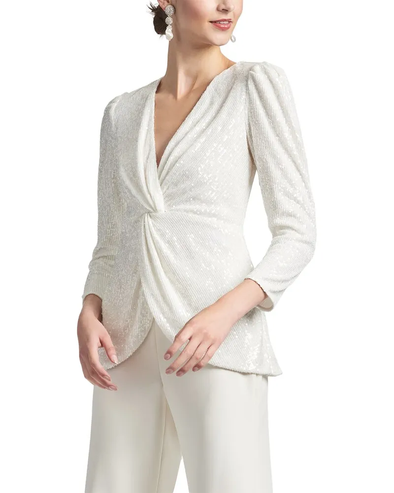 Sachin & Babi Peyton Top White
