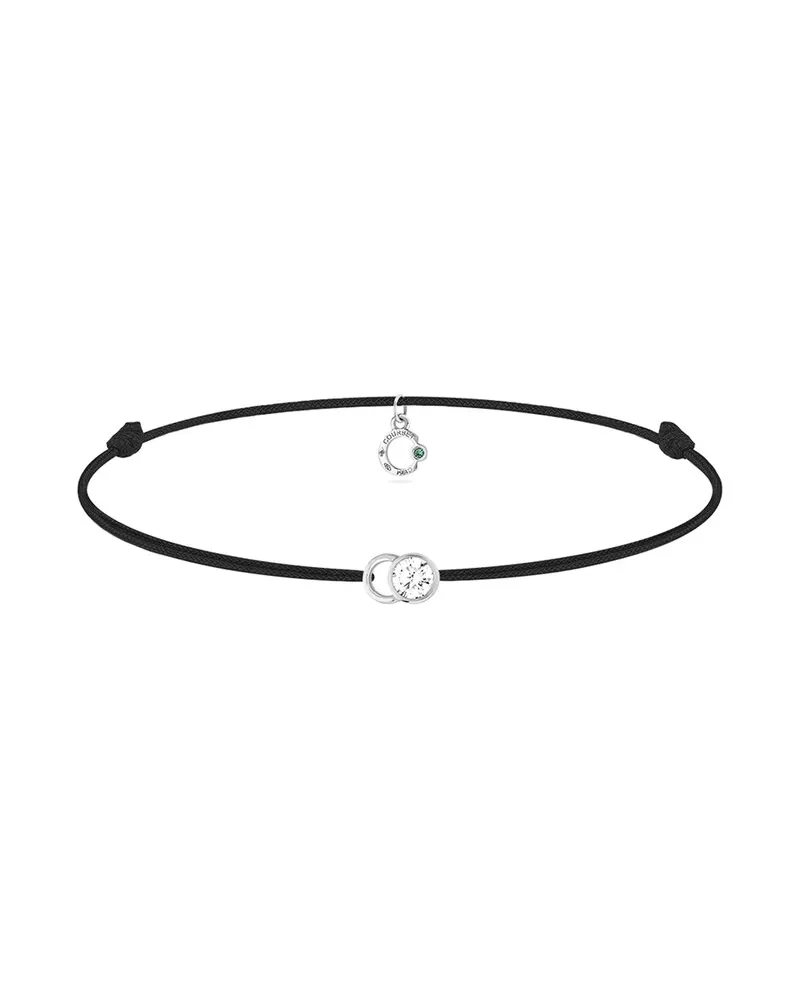 COURBET 18K 0.15 ct. tw. Lab Grown Diamond Let's Commit Bracelet Nocolor
