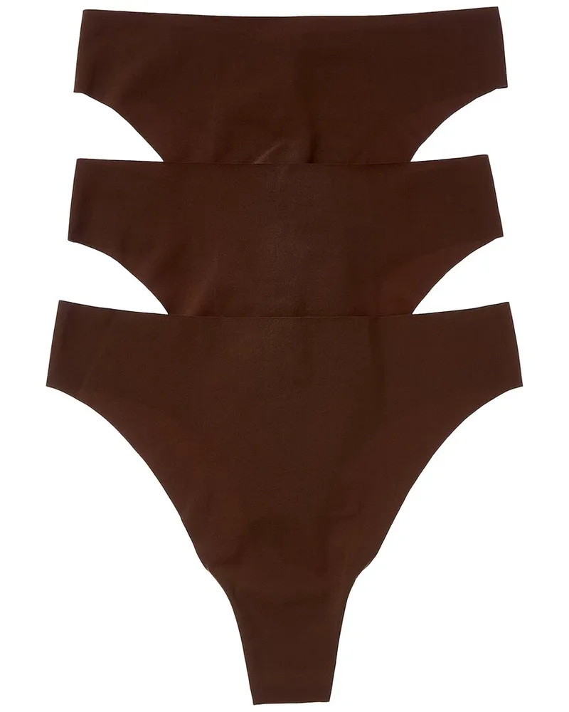 Cosabella 3pk Free Cut Micro High-Waist Thong Nocolor