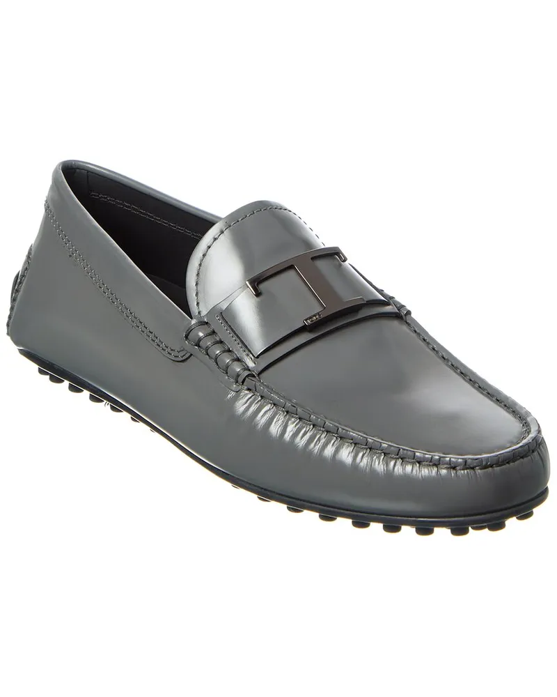 TOD'S TOD’s Gommino Leather Loafer Grey