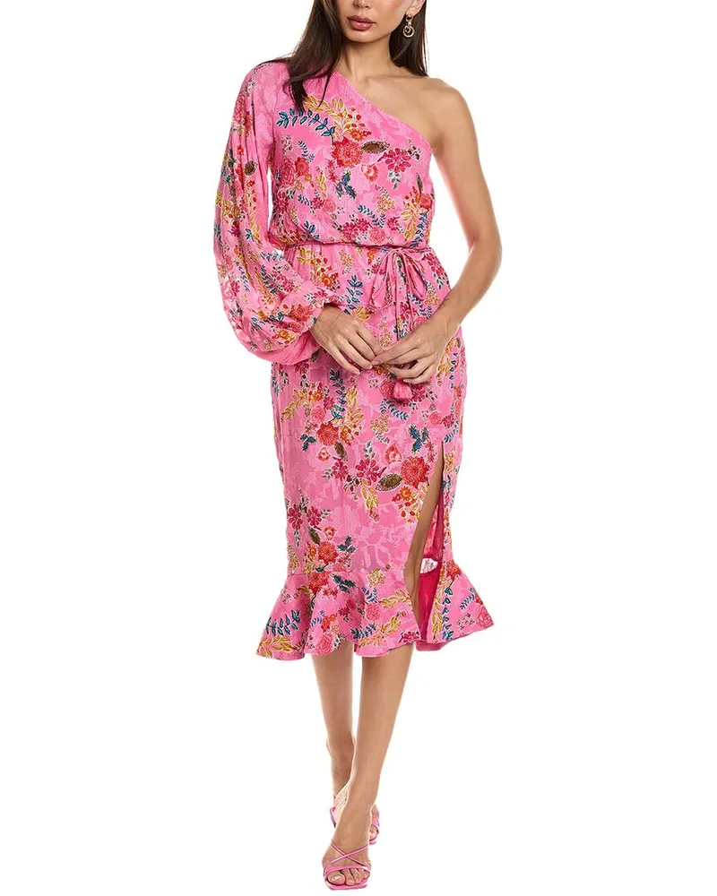 Hemant & Nandita Midi Dress Pink