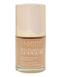 Clarins Women's 1oz 111N Skin Illusion Velvet Natural Mattifying & Hydrating  Foundation Nocolor