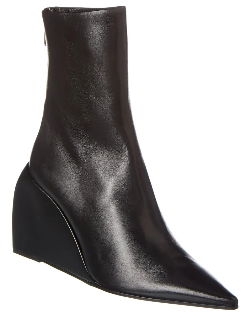 OFF-WHITE Dolls Leather Wedge Boot Nocolor