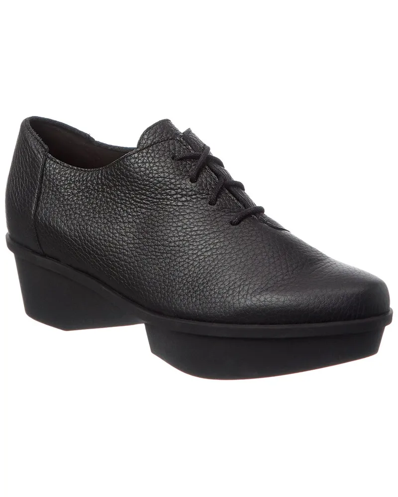 Arche Naorro Leather Platform Sneaker Black