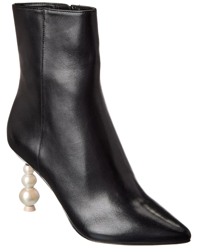Sophia Webster Perla Leather Bootie Black