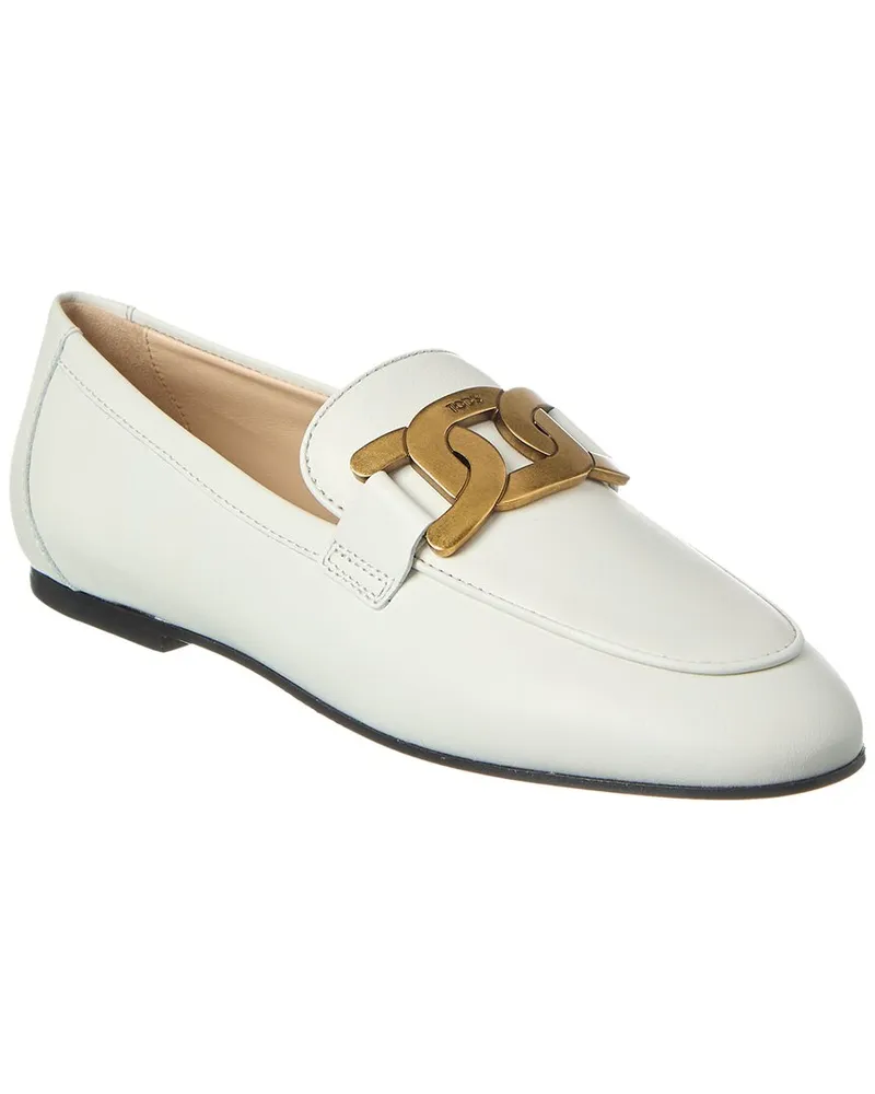 TOD'S TOD’s Kate Leather Loafer White