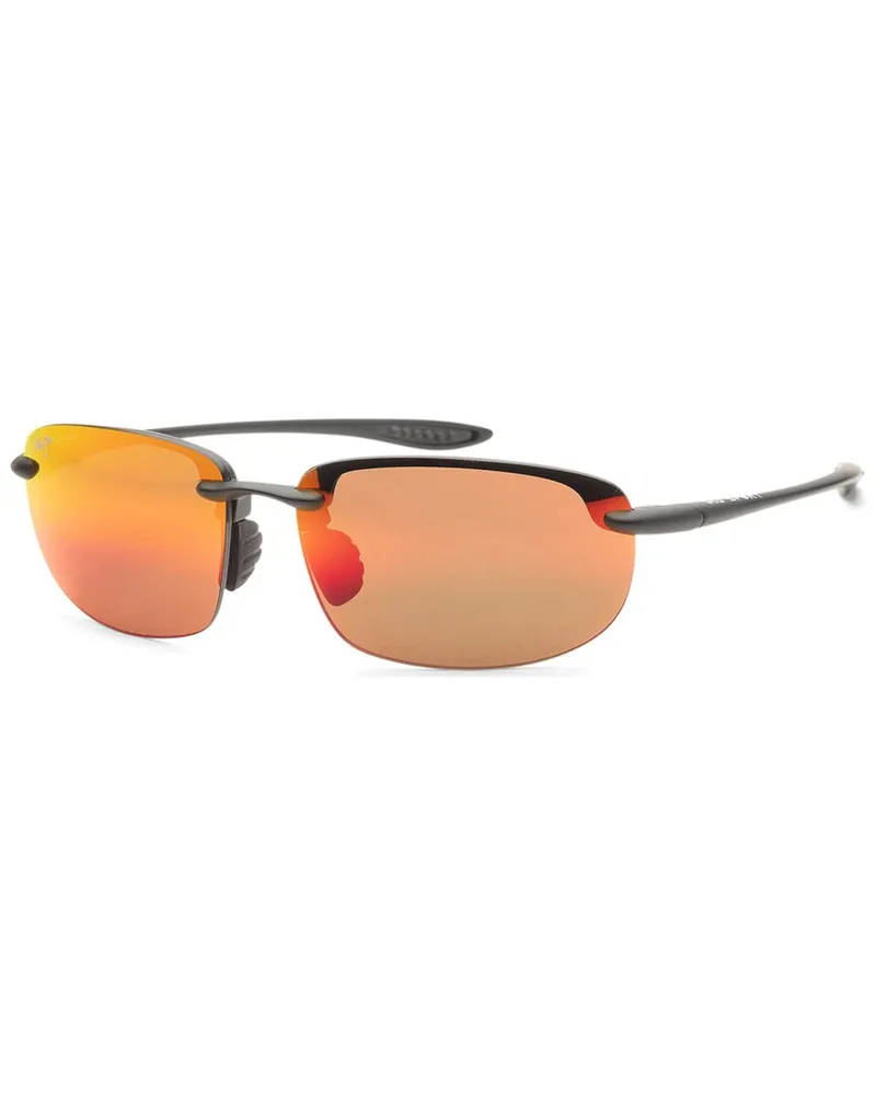Maui Jim Men's Hookipa 64mm Polarized Sunglasses Black