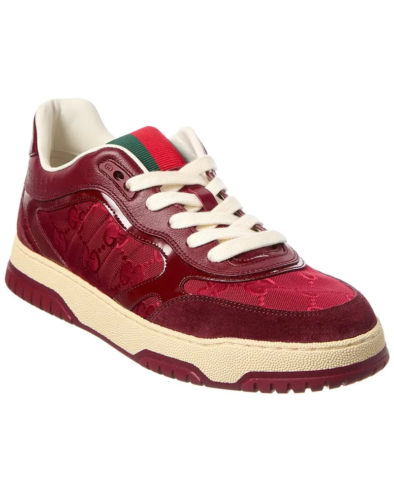 Gucci Re-Web GG Canvas & Leather Sneaker Red