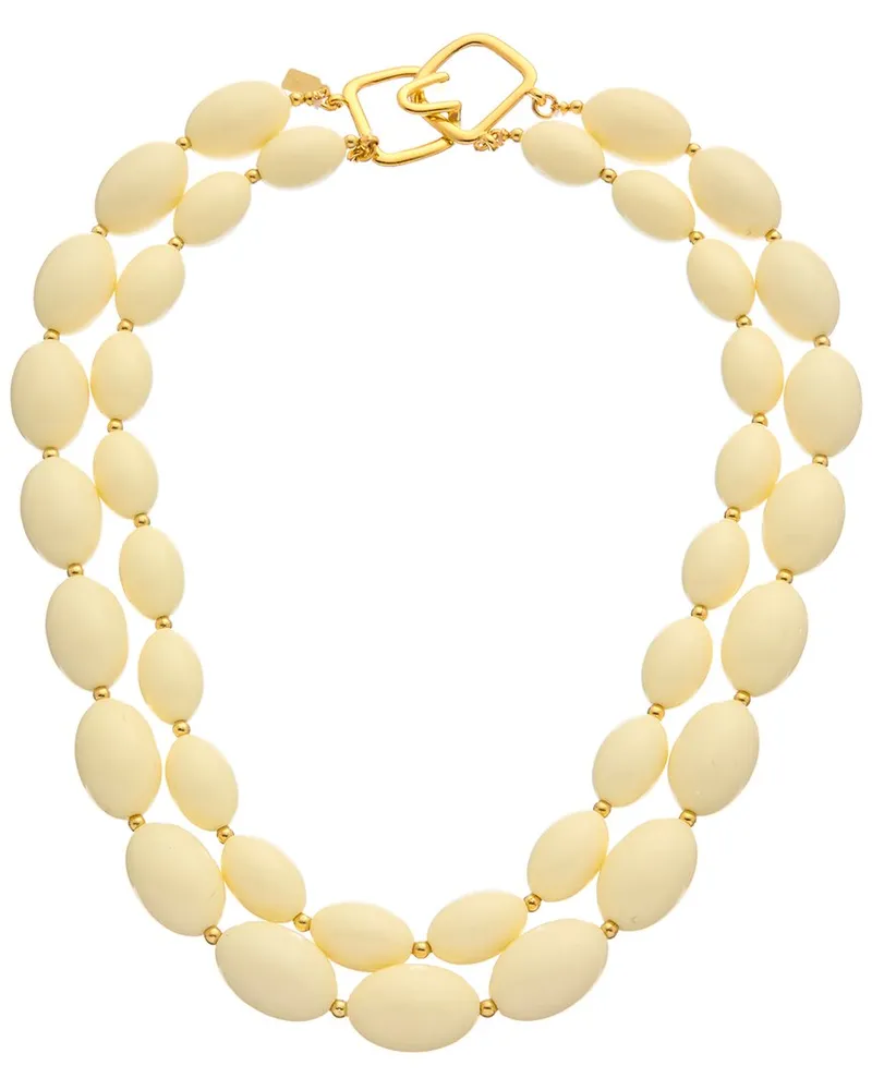 Kenneth Jay Lane Plated Layered Necklace Nocolor