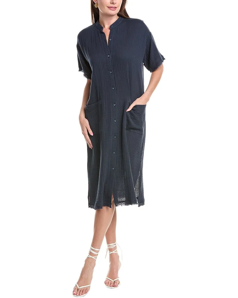 Eileen Fisher Shirt Dress Blue