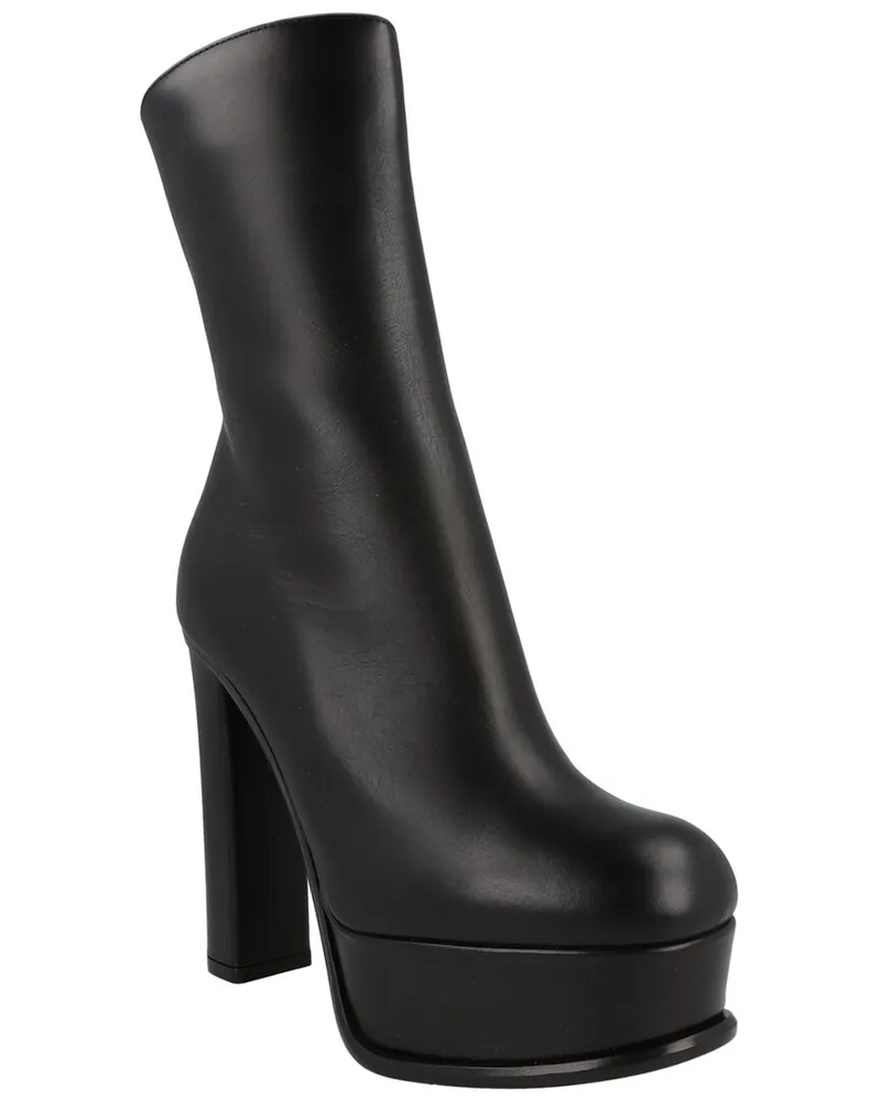 Alexander McQueen Leather Boot Black