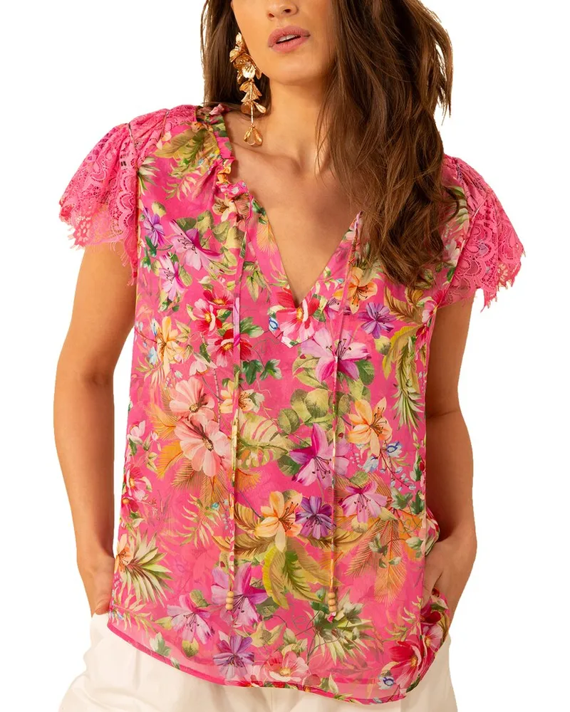 Hale Bob Kailani Blouse Nocolor