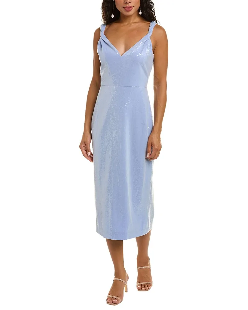 Halston Keira Dress Blue