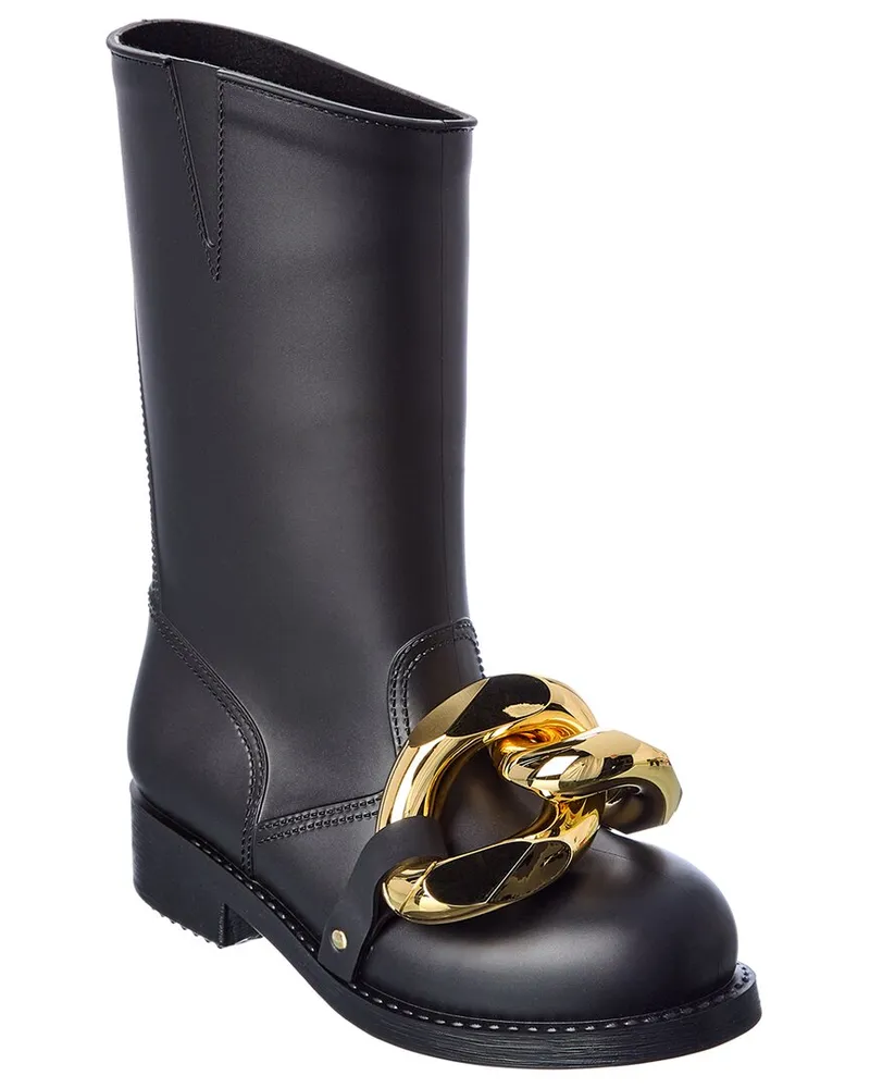 J.W.Anderson Chain Rubber Boot Black