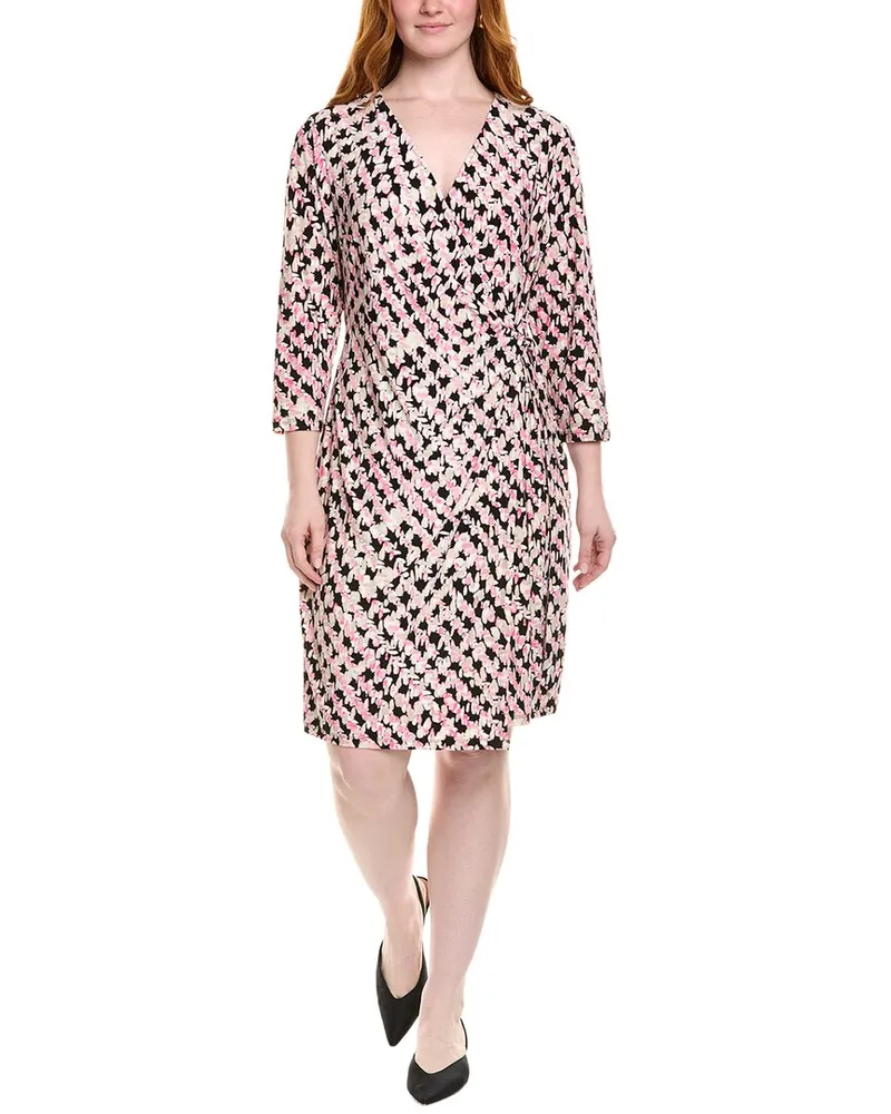 Anne Klein Plus Wrap Dress Black