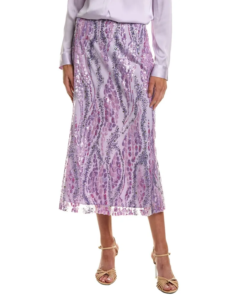 BCBGMAXAZRIA Sequin Maxi Skirt Nocolor