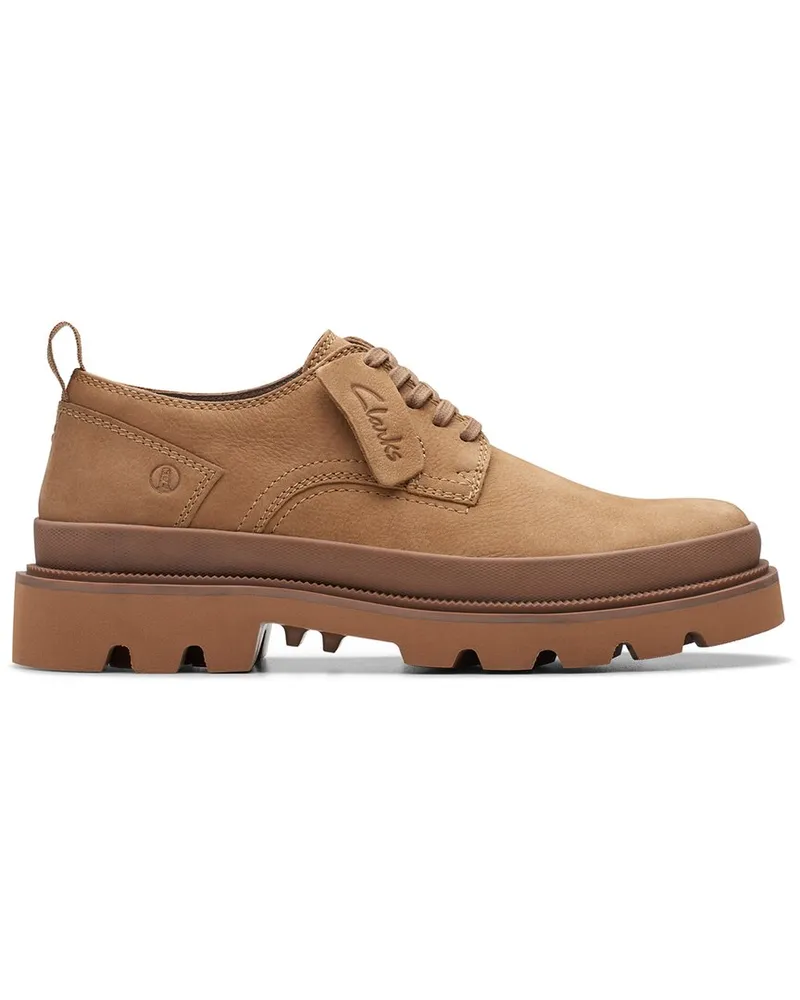 Clarks Badell Lace Leather Oxford Nocolor