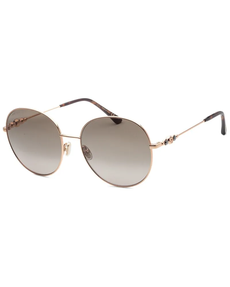 Jimmy Choo Women's BIRDIES 60mm Sunglasses Gold