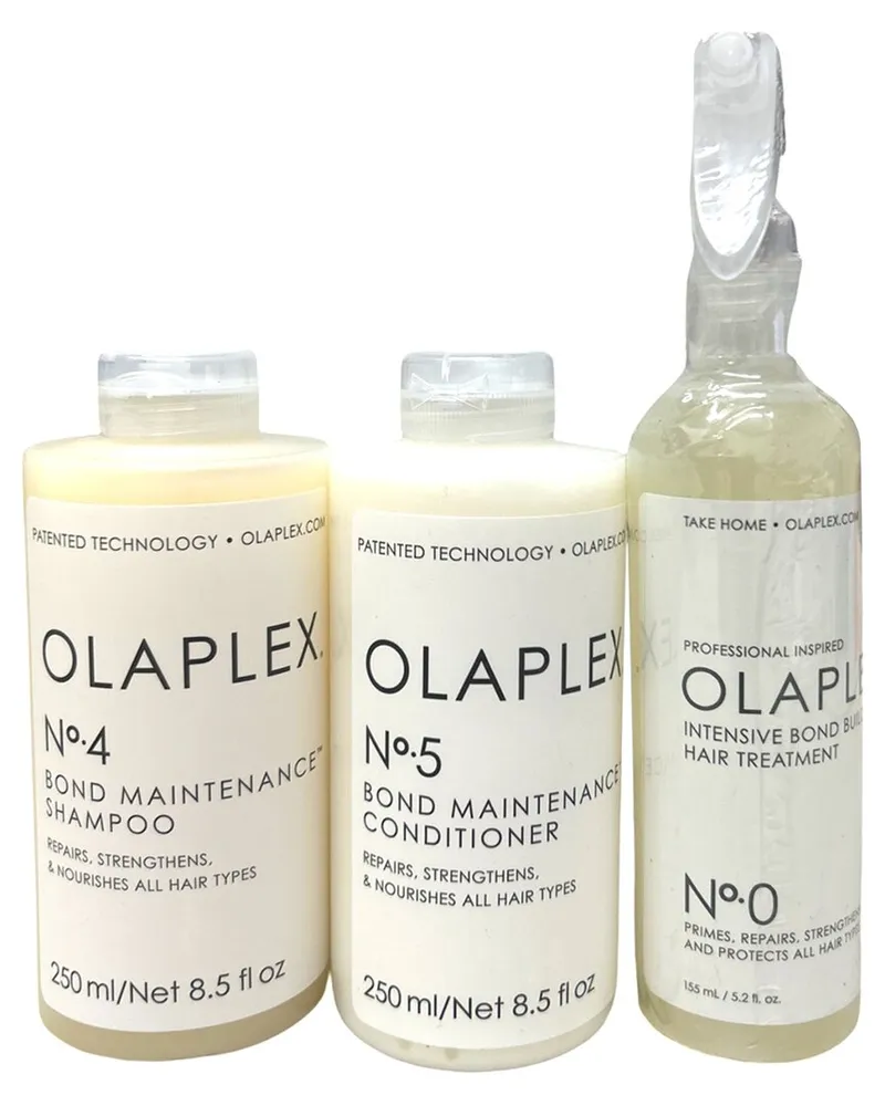 OLAPLEX No. 4 Shampoo, No. 5 Conditioner & No. 0 Hair Treatment Trio Nocolor