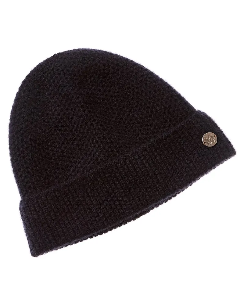 Bruno Magli Honeycomb Stitch Cashmere Hat Blue