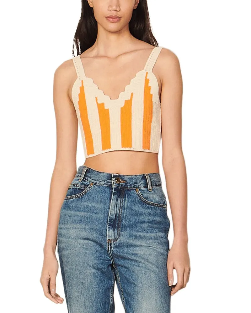 Sandro Tank Sweater Nocolor