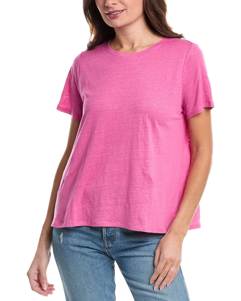 Eileen Fisher Crewneck T-Shirt Pink