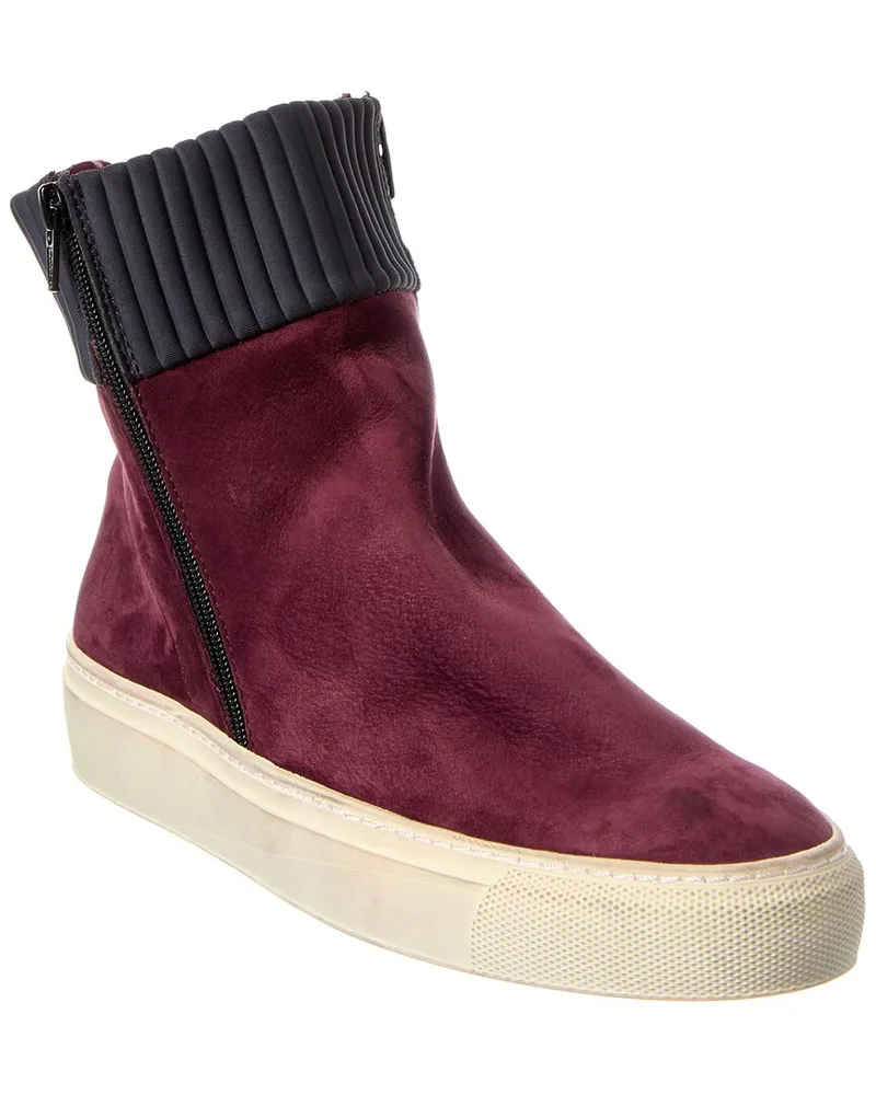 Arche Tbaboo Leather Bootie Purple