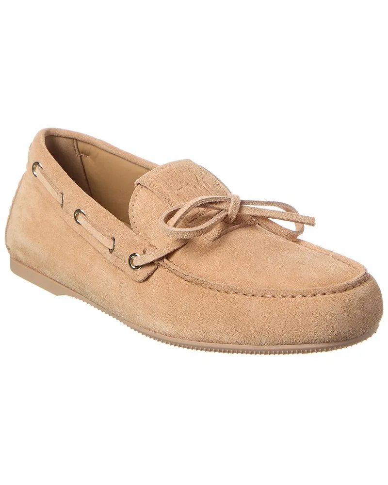 Dior Miss Dior Street Suede Loafer Brown
