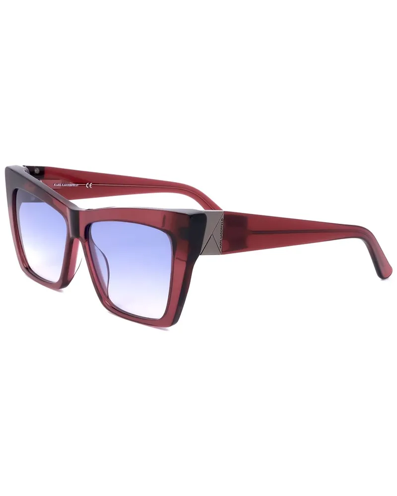 Karl Lagerfeld Women's 56mm Sunglasses Nocolor