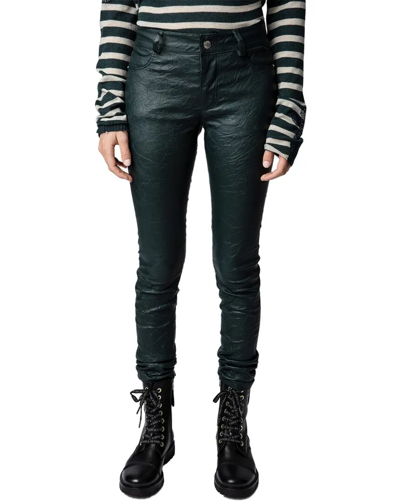 Zadig & Voltaire Phlame Froisse Leather Pant Nocolor