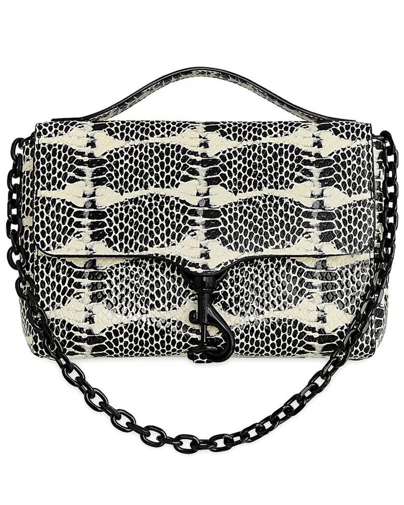 Rebecca Minkoff Megan Top Handle Leather Crossbody Black