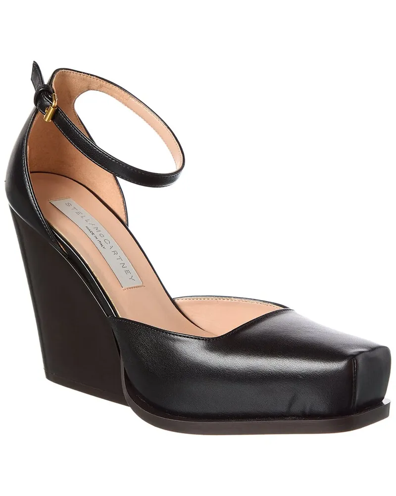 Stella McCartney Cowboy Wedge Sandal Black