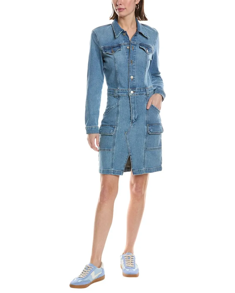 HUDSON Jeans Reconstructed Mini Dress Blue