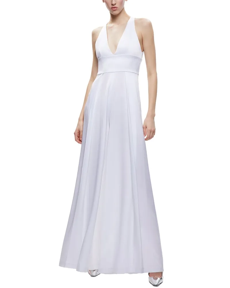 Alice + Olivia Myrtle Wide Jumpsuit Nocolor