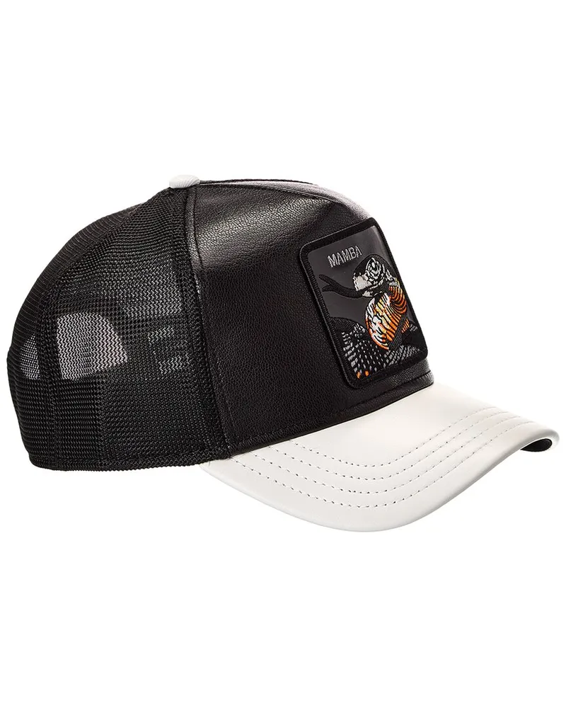 Goorin Bros. The Snake Leather Trucker Hat Black