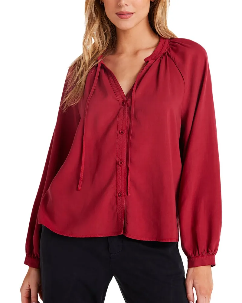 Bella Dahl Raglan Button Down Shirt Nocolor