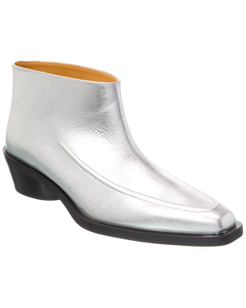 Proenza Schouler Leather Boot Silver