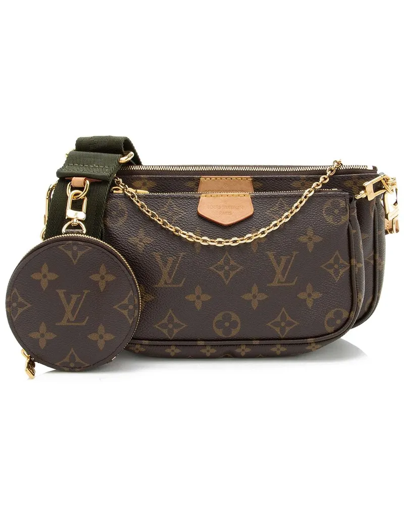 Louis Vuitton Brown Monogram Canvas Multi-Pochette Accessoires (Authentic Pre-Loved Nocolor