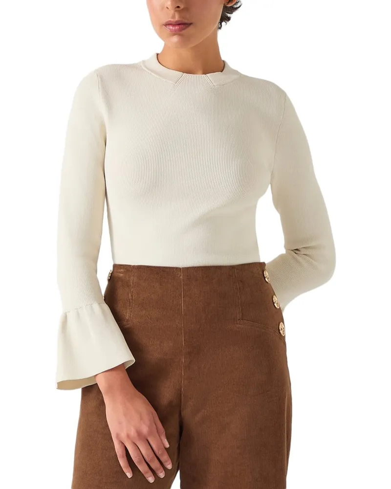 L.K.Bennett  Tabitha Knitted Top White
