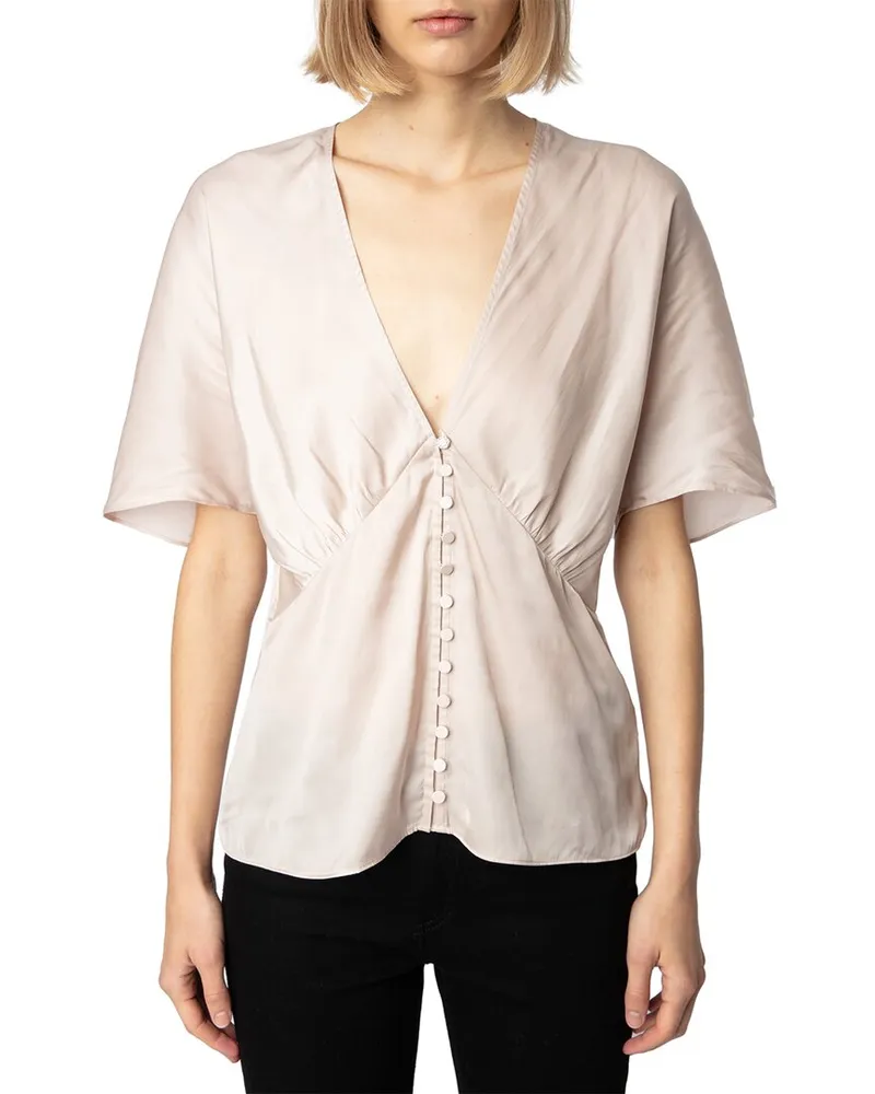 Zadig & Voltaire Thodri Satin Top Nocolor
