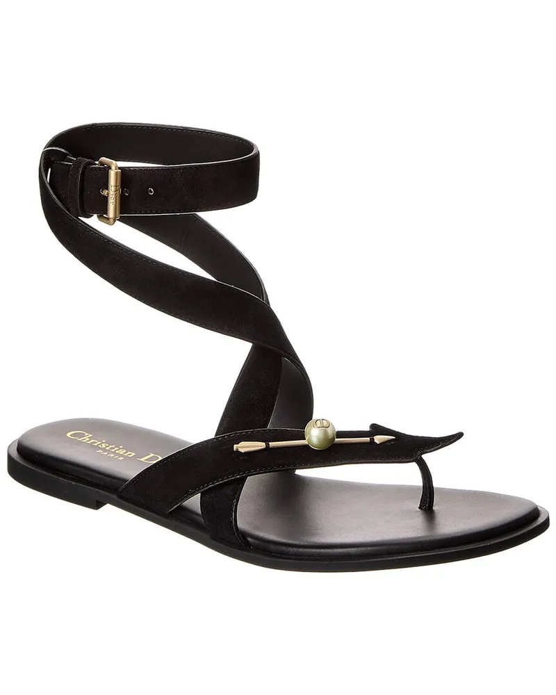 Dior D-Vinity Suede Sandal Black
